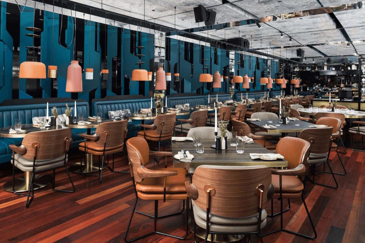 คิวที เพิร์ธ Hotel เพิร์ท ภายนอก รูปภาพ Interior of the restaurant