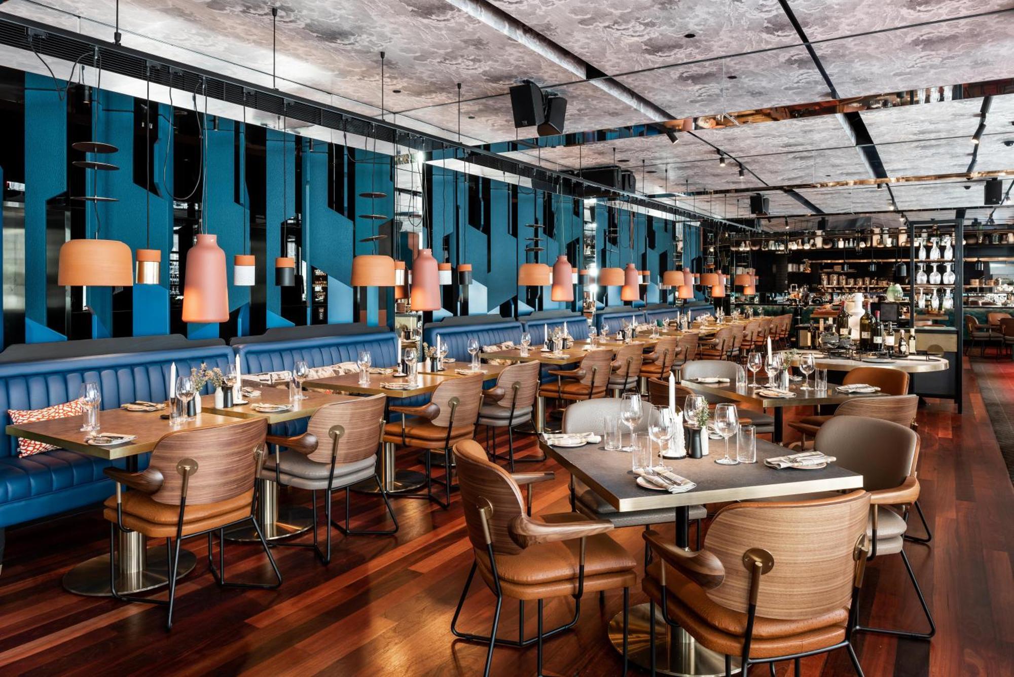 คิวที เพิร์ธ Hotel เพิร์ท ภายนอก รูปภาพ Interior of the restaurant